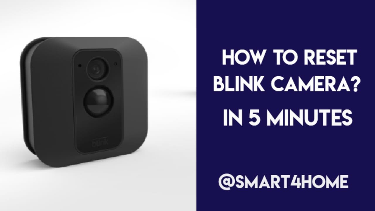 Reset Blink Mini Camera